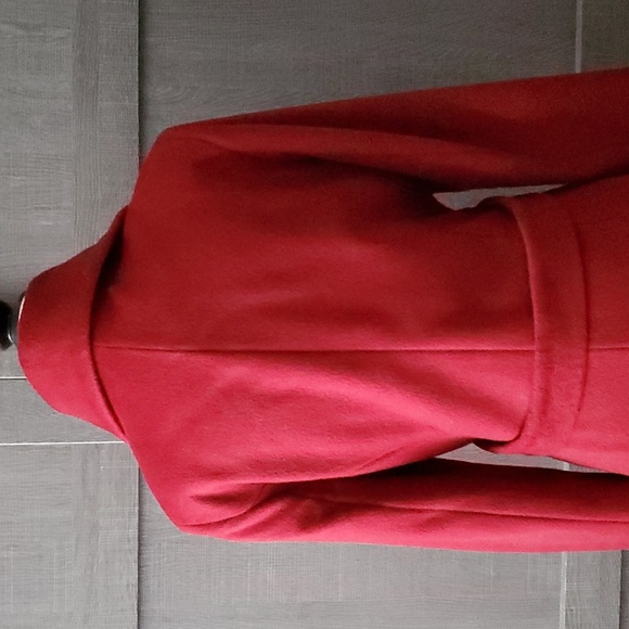 CALVIN KLEIN Wool Blend Car Coat - Picture 4 of 16